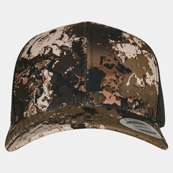 YP Classics® Veil Camo™ retro trucker cap (6606VC) Thumbnail