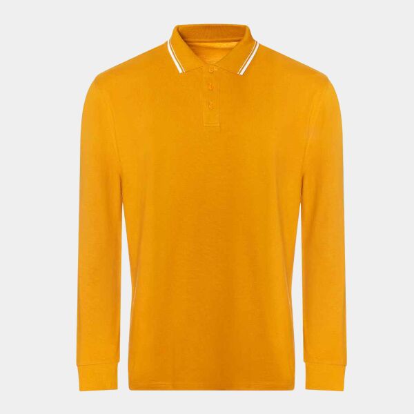 Long sleeve tipped 100 polo Thumbnail