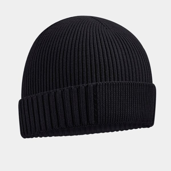 Organic cotton engineered patch beanie Thumbnail