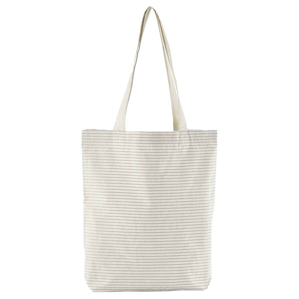 Striped organic cotton tote Thumbnail
