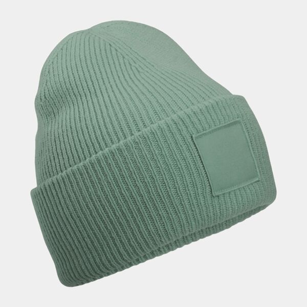 Deep-cuffed tonal patch beanie Thumbnail