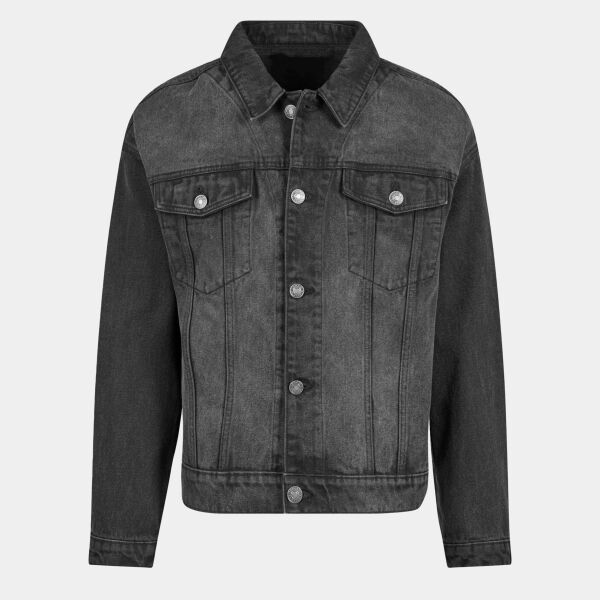 Heavy ounce boxy denim jacket Thumbnail