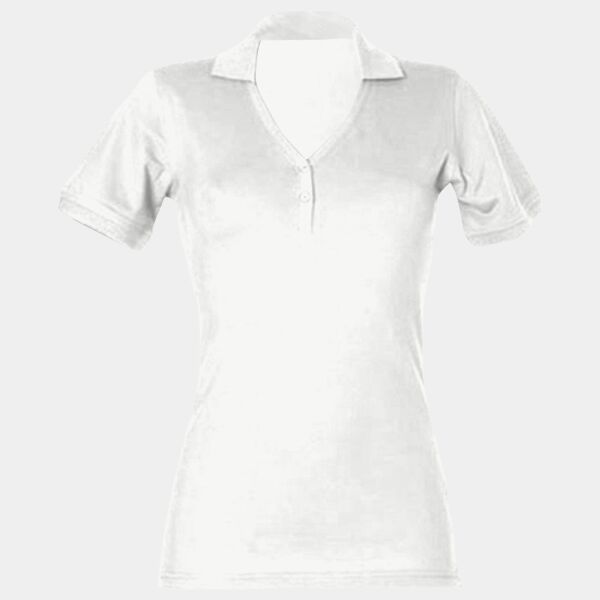 Sophia v-neck polo (regular fit) Thumbnail