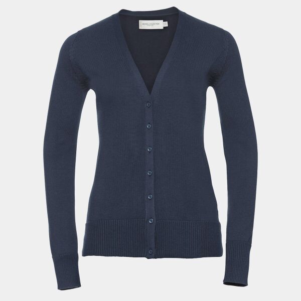 Women's v-neck knitted cardigan Thumbnail