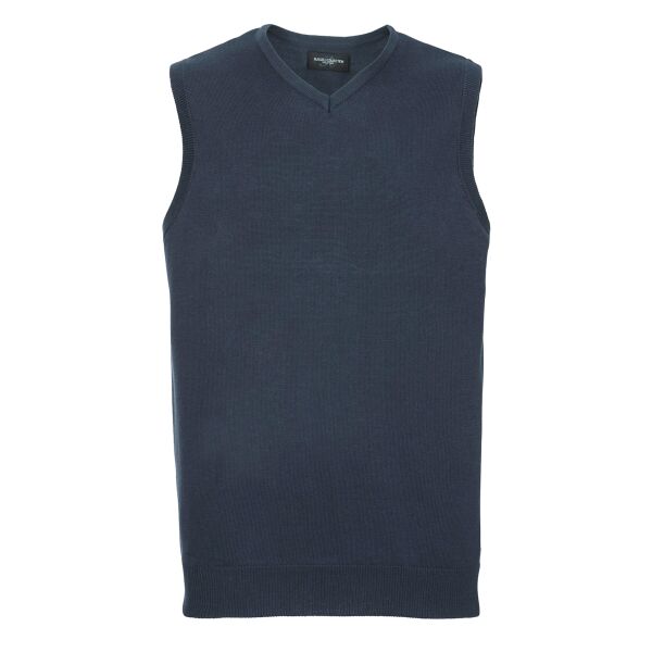 V-neck sleeveless knitted sweater Thumbnail