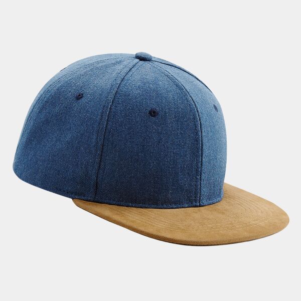 Suede peak snapback Thumbnail