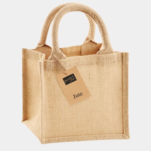 Jute petite gift bag Thumbnail