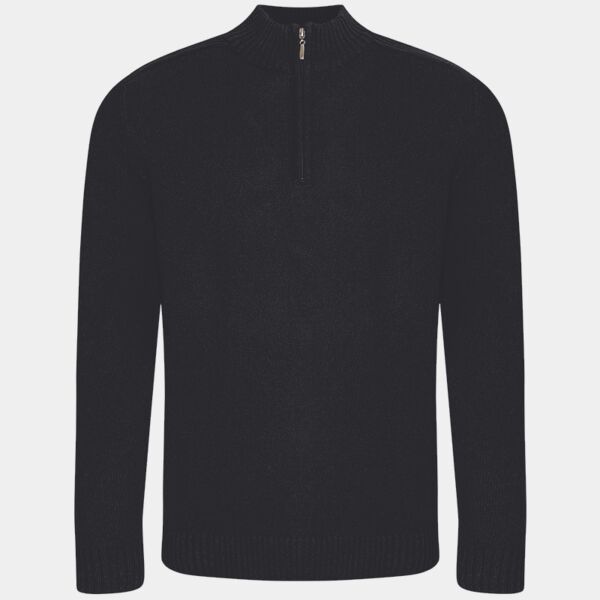 Wakhan ¼ regen zip knit sweater Thumbnail