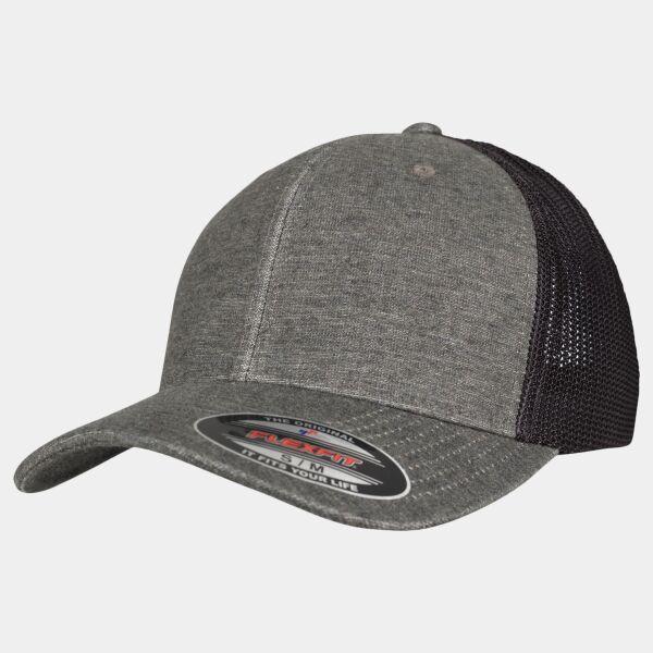Retro trucker melange cap (6511M) Thumbnail